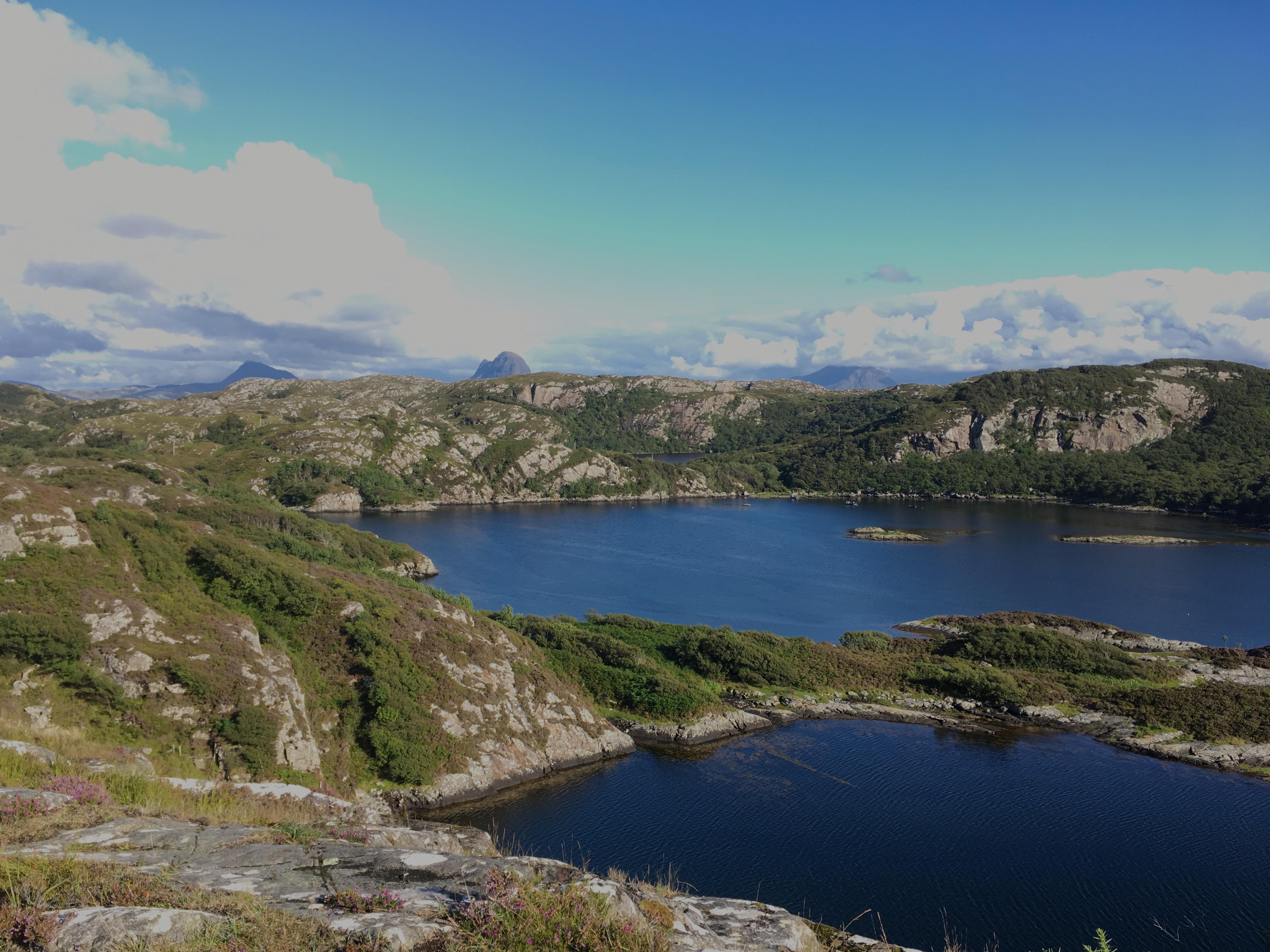 Cathair Dhubh and the inland lakes